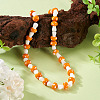 1Strand Handmade Lampwork Beads Strands LAMP-TA0001-84E-3