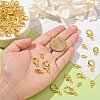 100Pcs 5 Styles Zinc Alloy Lobster Claw Clasps FIND-YW0006-16-5