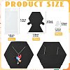 40Pcs Paper Jewelry Display Cards CDIS-FS0001-32A-4