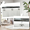 12Pcs Iron with Zinc Alloy Shower Curtain Hook FIND-SP0005-76P-7