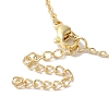 Brass Micro Pave Clear Cubic Zirconia Cable Chain Bowknot Pendant Necklaces for Women NJEW-C054-02A-G-4