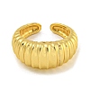 Brass Cuff Rings for Women RJEW-E294-06G-04-2