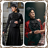 Polyester Lace Collar & Oversleeves AJEW-WH0709-242B-5