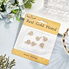 6Pcs Halloween Brass Cubic Zirconia Pendants ZIRC-BBC0003-41-7