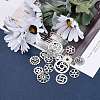 20Pcs Tibetan Style Alloy Gear Pendants TIBEP-FS0001-03AS-3