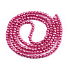 Baking Painted Pearlized Glass Pearl Round Bead Strands X-HY-Q003-14mm-10-3