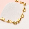 304 Stainless Steel Butterfly Link Chain Necklaces for Women NJEW-G178-07G-3