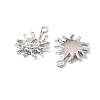 Brass Micro Pave Cubic Zirconia Pendants KK-K351-62P-2