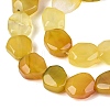 Dyed & Heated Natural Agate Beads Strands G-N359-15A-05-4