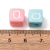 Opaque Acrylic European Beads AC-CBA7A73-01Q-3