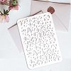 Large Plastic Reusable Drawing Painting Stencils Templates DIY-WH0202-520-3