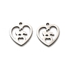 Non-Tarnish Valentine's Day 316 Surgical Stainless Steel Charms LS-STAS-H190-15P-01-1