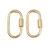 304 Stainless Steel Screw Clasps STAS-Z152-17G-1