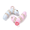 Alloy Enamel Pendants AL-CBA61EE-09-2