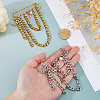 2Pcs 2 Styles Moon & Star Pendants Alloy Rhinestone Brooches JEWB-FH00035-3