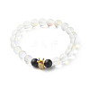 Reiki Crystal Synthetic Moonstone Stretch Bracelets Set for Girl Women Gift BJEW-JB06789-3