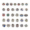 Kissitty 58pcs 29 style Alloy Rhinestone European Beads MPDL-KS0001-03-10