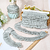 5M Double Layer Polyester Pleated Lace Ribbon OCOR-CY0001-41B-3