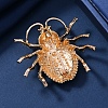 Beetle Rhinestone Brooch PW-WGB4875-01-4