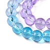 Baking Painted Transparent Glass Beads DGLA-M001-8mm-10-3