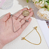 2Pcs 2 Colors Brass Tie Clip AJEW-CY0002-71-3