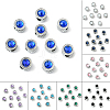 Alloy Acrylic European Beads FIND-YWC0011-04A-2