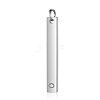 201 Stainless Steel Bar Tag Pendants STAS-S105-T608D-1-3.7-1