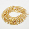 Electroplate Glass Beads Strands EGLA-D018-4x4mm-49-2