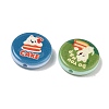 Baking Painted & Printed Opaque Resin Beads RE-CBA391A-03-2