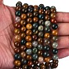 Natural Ocean Jasper Beads Strands G-F668-26-8mm-3