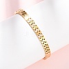 304 Stainless Steel Micro Pave Cubic Zirconia Hinged Bangles for Women BJEW-Z146-02G-4