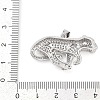 Brass Micro Pave Cubic Zirconia Pendants KK-M307-08P-3