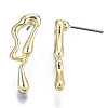 Alloy Stud Earrings EJEW-N046-007-NR-3