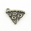 Tibetan Style Alloy Cake Pendants X-TIBE-R306-01AS-LF-1