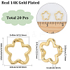 20Pcs Alloy Bead Frame FIND-SC0017-73LG-2