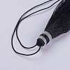 Nylon Thread Tassel Big Pendant Decorations NWIR-K019-A22-2