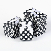 Rectangle Polka Dot Printed Cardboard Jewelry Boxes CBOX-E002-5-2