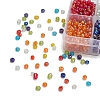 8 Colors Round Glass Seed Beads SEED-YW0001-52-5