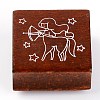 Wood DIY Stamps DIY-WH0246-24H-3