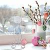 7-Slot Iron Easter Egg Display Stands ODIS-WH0058-21B-P-6
