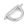 304 Stainless Steel Letter Connector Charms LS-STAS-M108-01P-04-2
