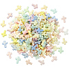 300Pcs Opaque Acrylic Beads SACR-SC0001-60-7