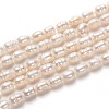 Natural Cultured Freshwater Pearl Beads Strands PEAR-J005-60-1