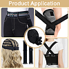 Polycotton Non Slip Knitted Cord SRIB-WH0011-254-6