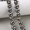 Tibetan Style dZi Beads Strands GG-CBA3DA1-06-1