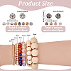 96Pcs 12 Colors Brass Rhinestone Beads KK-PH0011-02-2