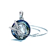 Alloy & Crystal Pendant Necklaces PW-WGAFBEC-01-2