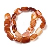 Natural Striped Agate/Banded Agate Beads Strands G-B137-B01-01G-3