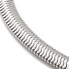 Rack Plating Brass Herringbone Chains Bracelet for Men Women BJEW-M227-01P-2