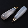 Natural Agate Big Pendants G-Q998-023B-2